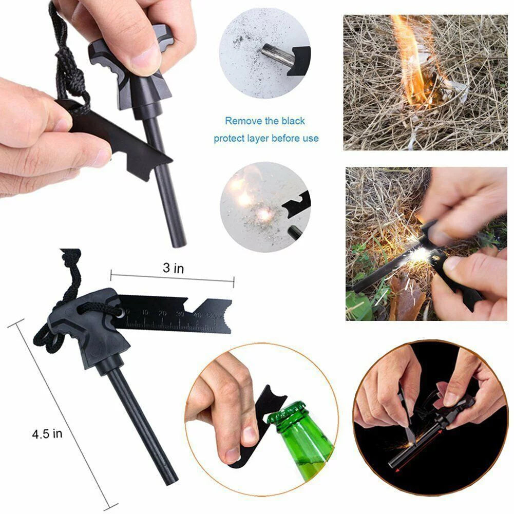 Y12IN1SCTZ-DD Outdoor Survival Kit, 12 in 1